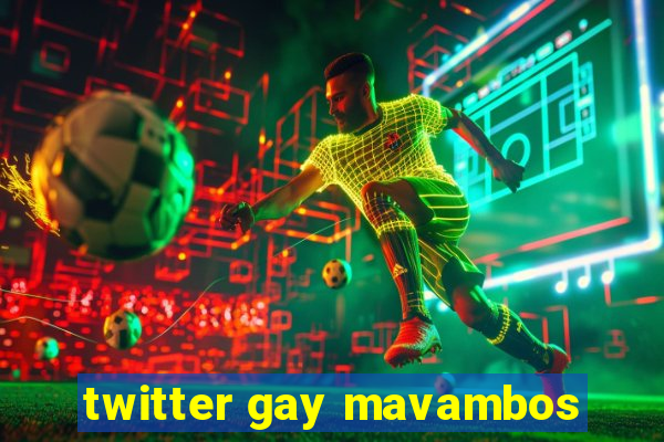 twitter gay mavambos